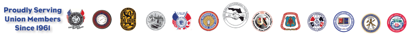 Proudly serving unions since 1961